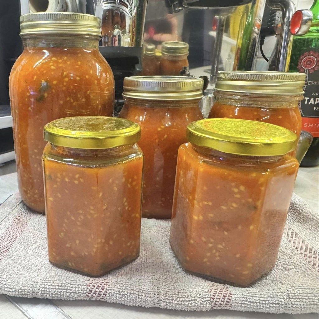 Homemade tomato sauce