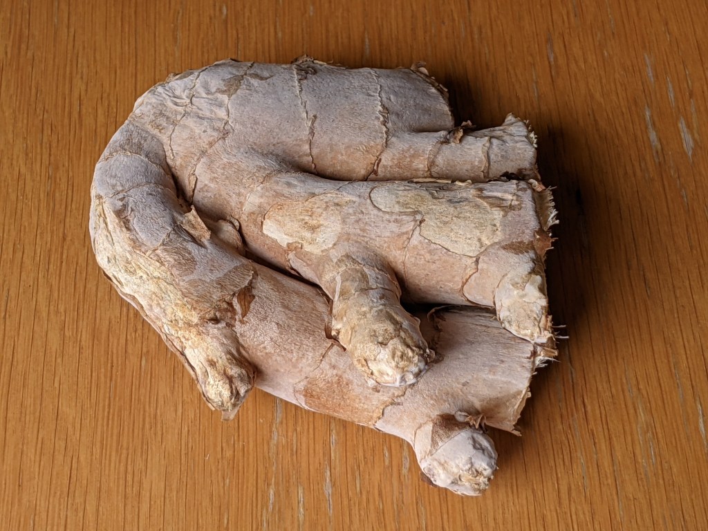 Frozen stem ginger
