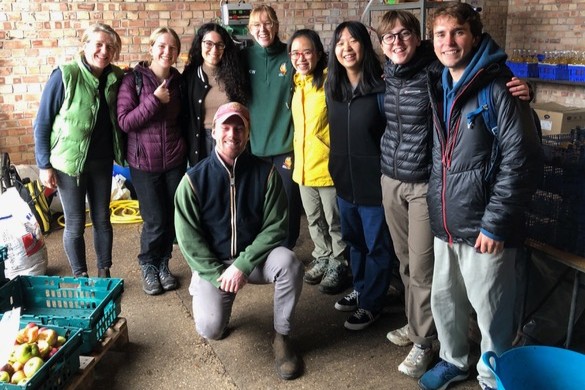 Staff and volunteers at Oxford Farmhouse